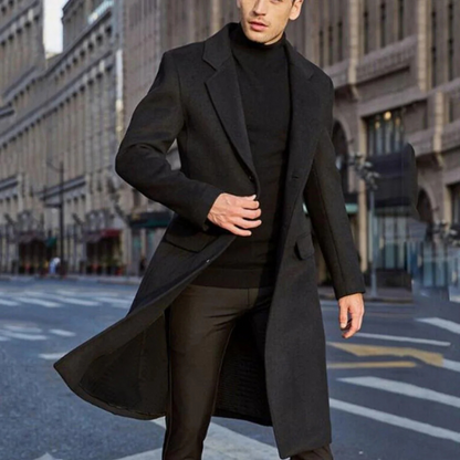 Manteau Homme Hiver Imperméable Long et Chauffant - PanierRoyale