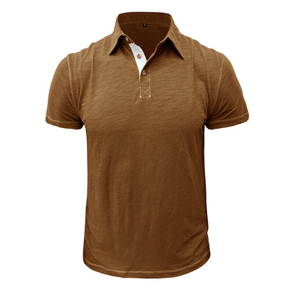 Polo Homme Marine Manches Courtes Décontracté