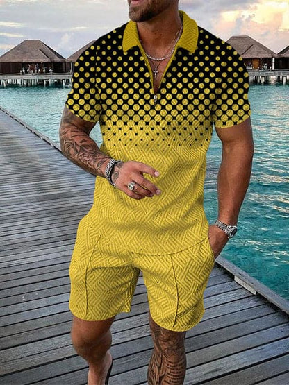 Costume Homme Décontracté imprimé couleur