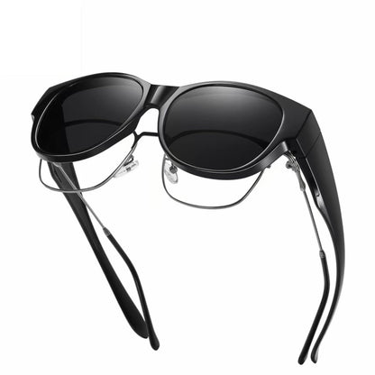 Lunettes de Soleil Femme Polarisées Protection UV400 Style Œil de Chat