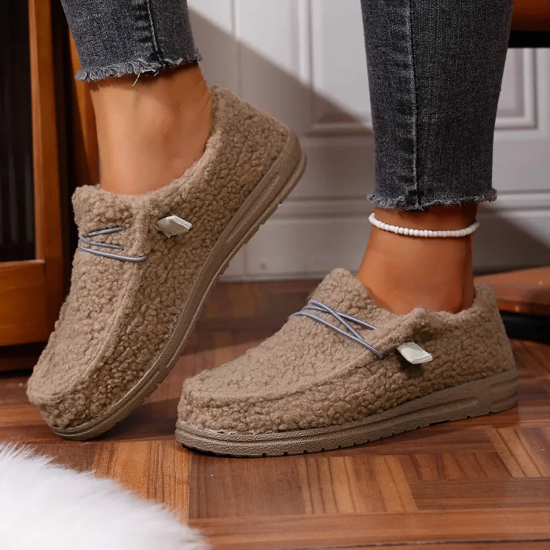 Chaussons Femmes Doux et Confortables pour Intérieur et Extérieur