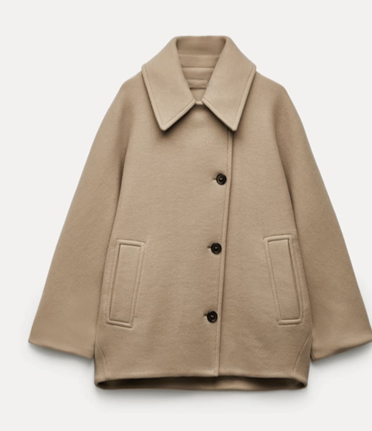 Manteau Oversize en Laine douce et chaude