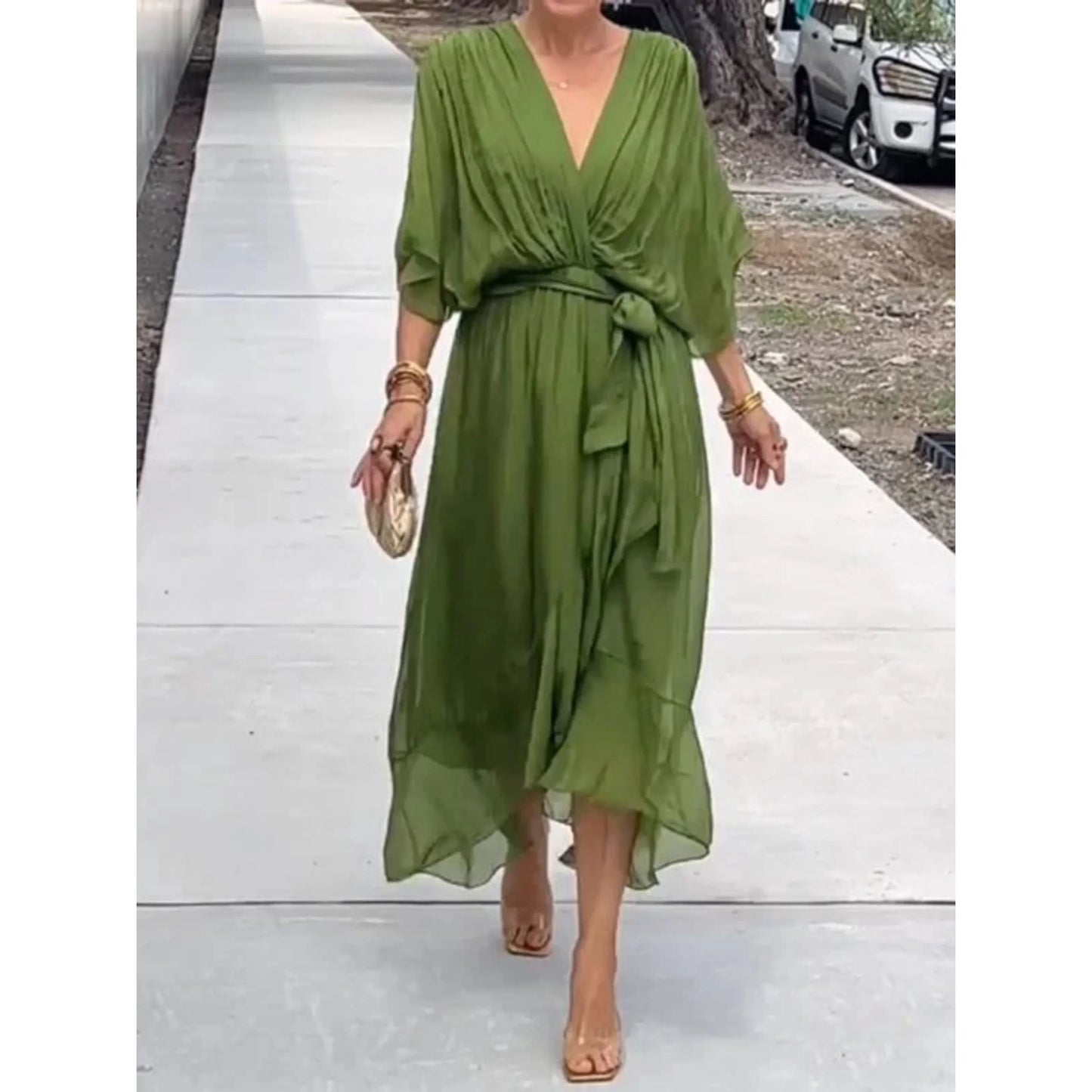 Robe Soie Femmes Élégante et Chic