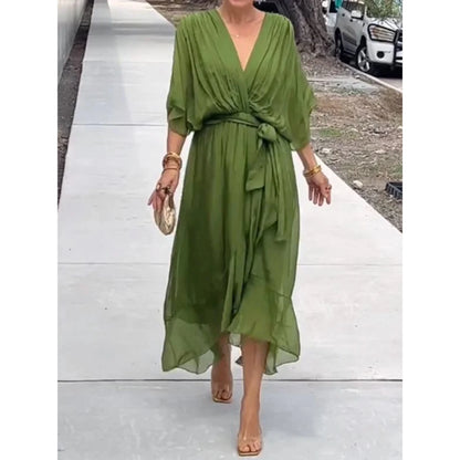Robe Soie Femmes Élégante et Chic