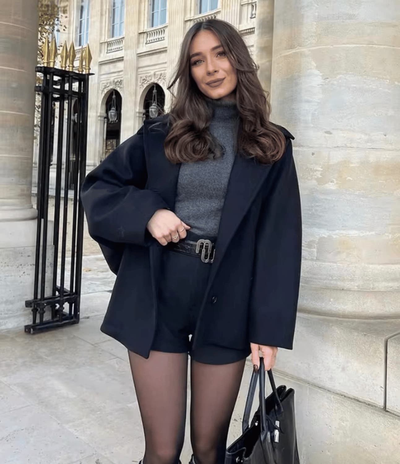 Manteau Oversize en Laine douce et chaude