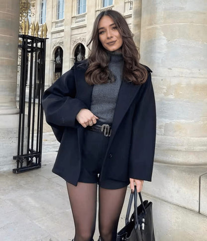 Manteau Oversize en Laine douce et chaude