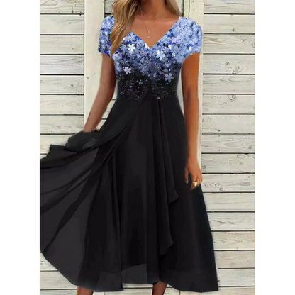 Robe Femme Élégante Taille Droite
