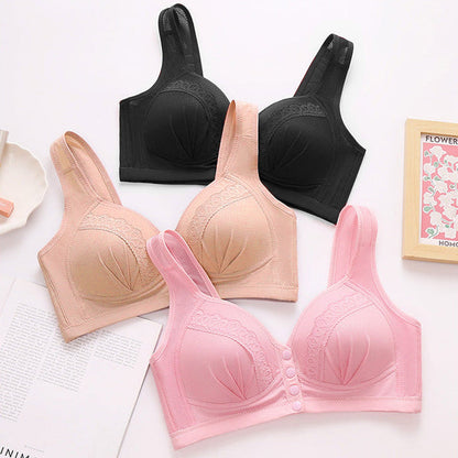 Soutien-gorge Femme Coton Confort Fermeture Avant Maintien Naturel