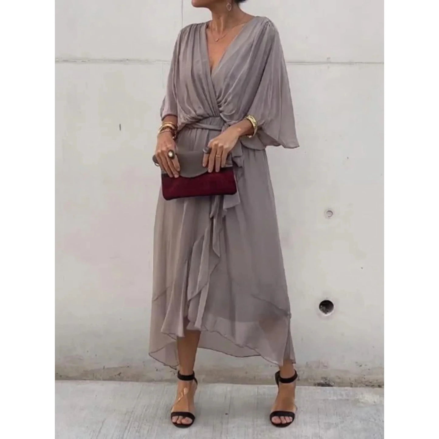 Robe Soie Femmes Élégante et Chic
