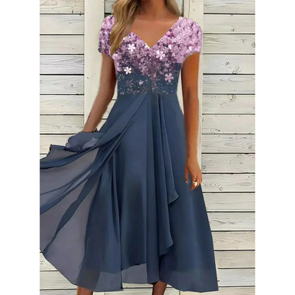 Robe Femme Élégante Taille Droite