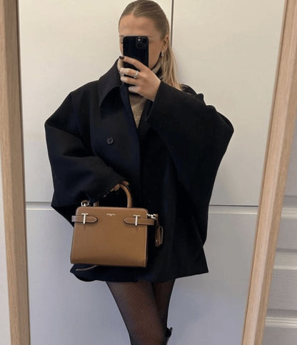 Manteau Oversize en Laine douce et chaude