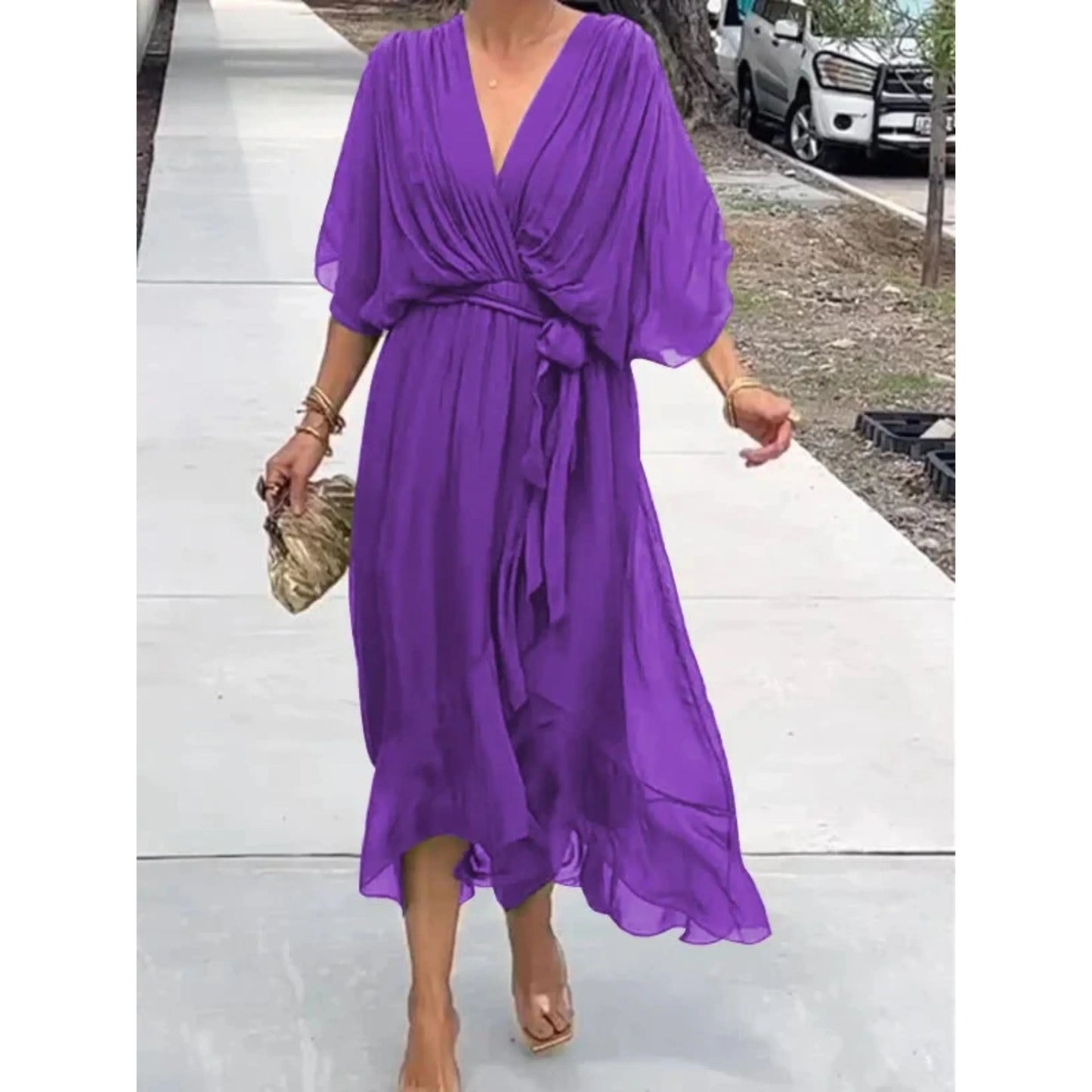 Robe Soie Femmes Élégante et Chic