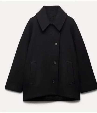 Manteau Oversize en Laine douce et chaude