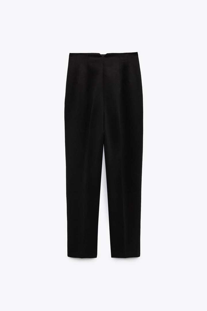 Pantalon Féminin Taille Haute Confort et Élégant
