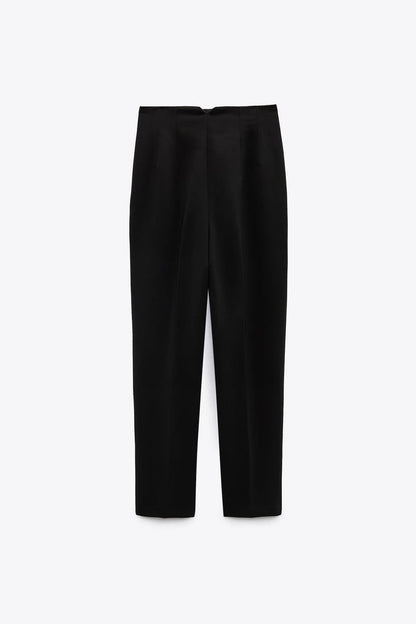 Pantalon Féminin Taille Haute Confort et Élégant