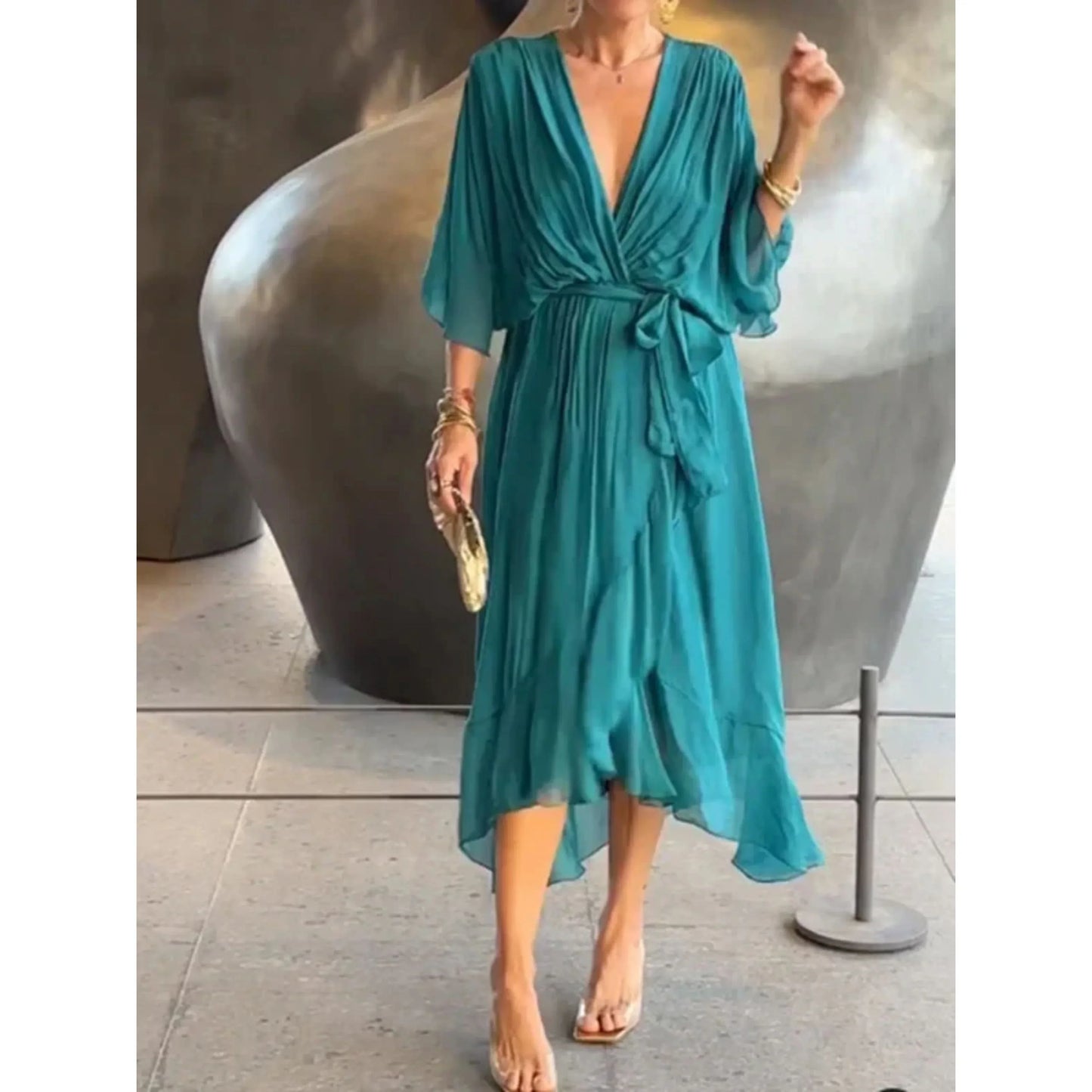 Robe Soie Femmes Élégante et Chic