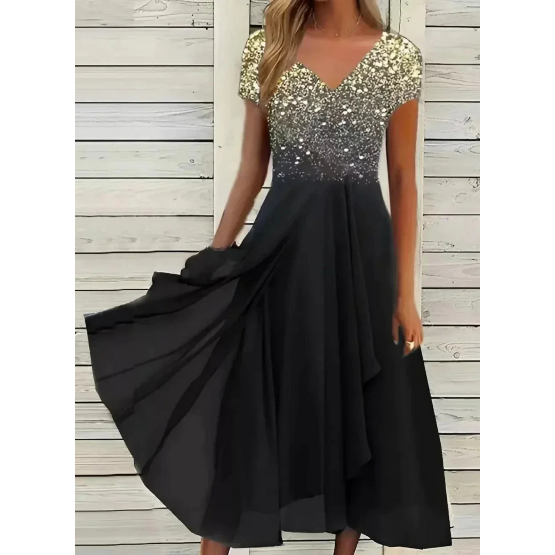 Robe Femme Élégante Taille Droite - luxestyle