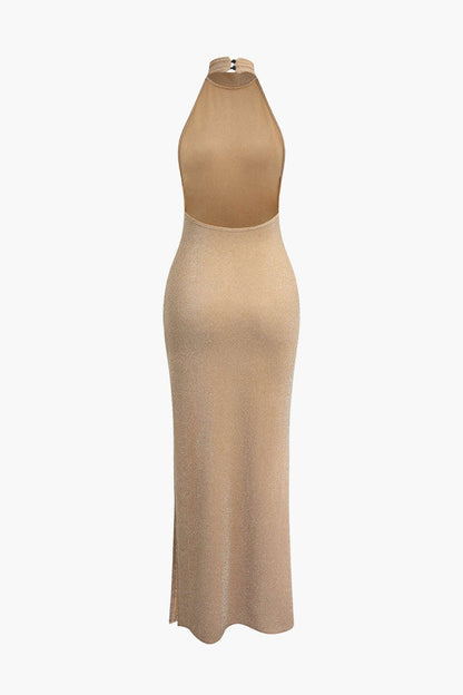 Robe de Soirée Équipée Dos Nu Glamour