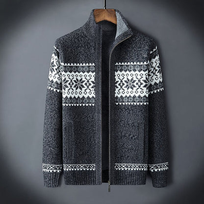 Gilet Homme Laine Épaisse Marine