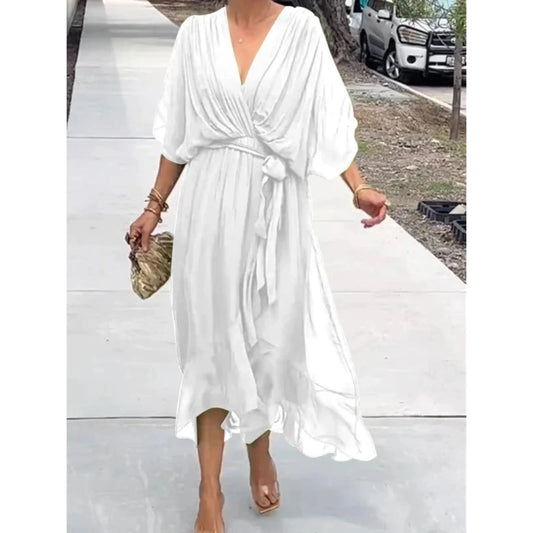 Robe Soie Femmes Élégante et Chic - PanierRoyale