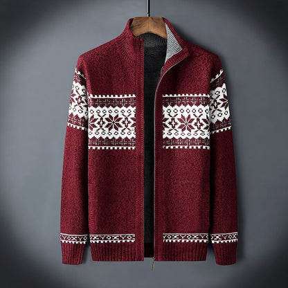 Gilet Homme Laine Épaisse Marine