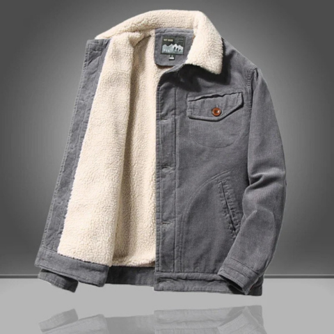Veste hiver en velours chaud pour homme - PanierRoyale