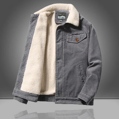 Veste hiver en velours chaud pour homme - PanierRoyale