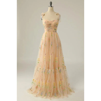 Robe de Soirée Élégante en Tulle Luxe
