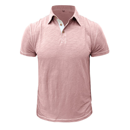 Polo Homme Marine Manches Courtes Décontracté