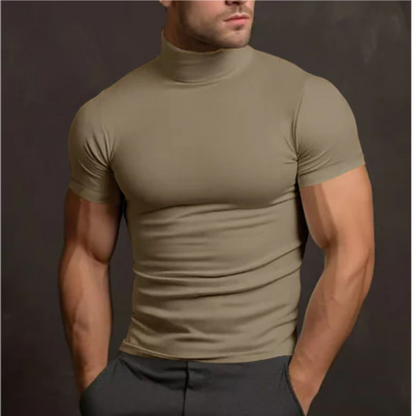 T-Shirt Homme Casual Col V pour Homme Taille Réglable