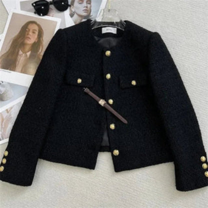Veste Noir Féminine Court Modèle