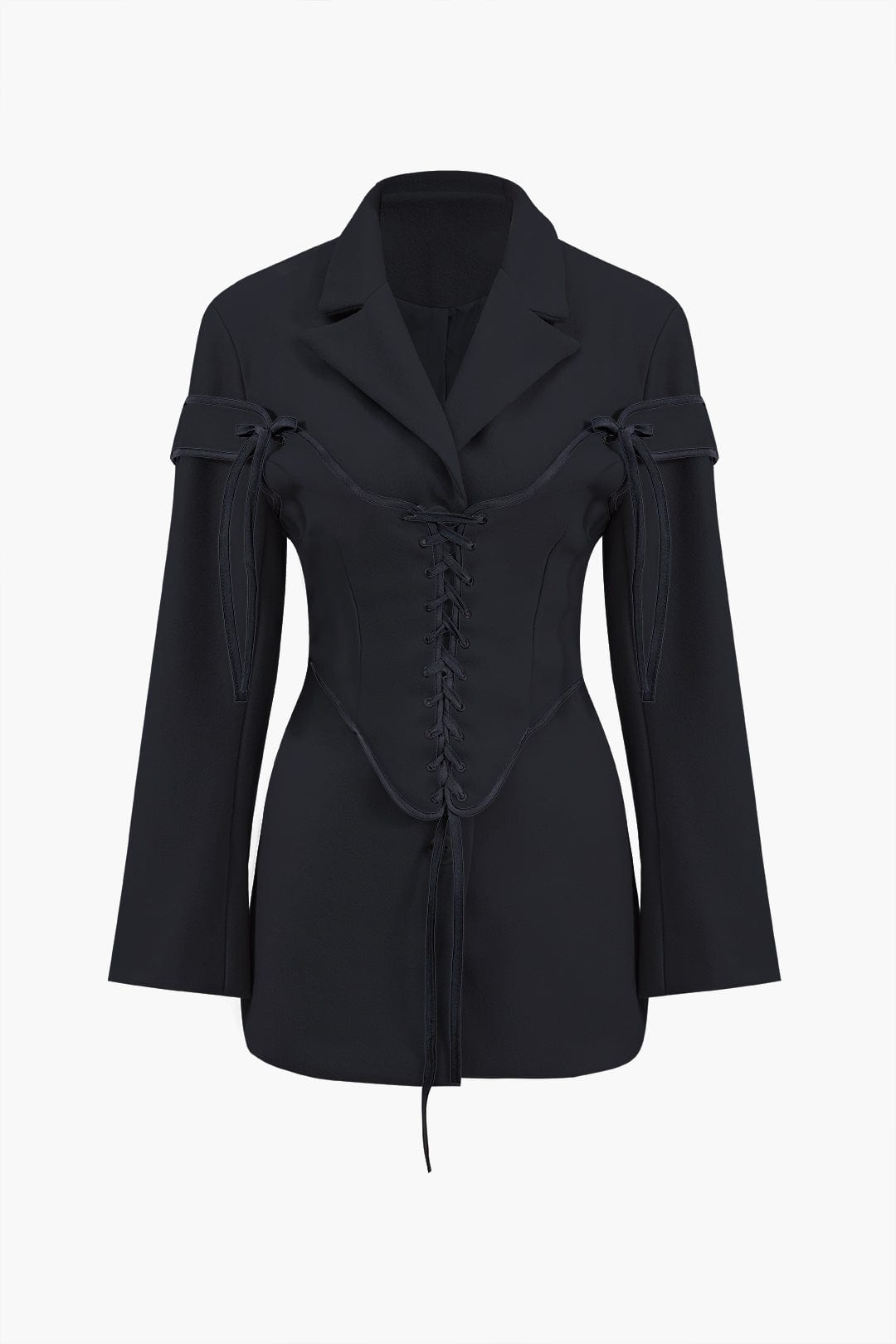 Costume Femme Élégant Blazer et Corset