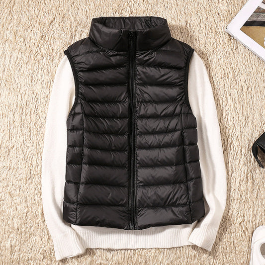 Gilet sans manches doux et élégant pour femme automne - PanierRoyale