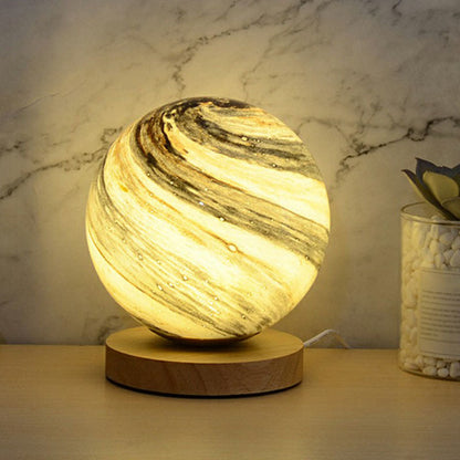 Lampe de Nuit en Bois Design Élégant - PanierRoyale