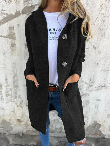 Cardigan long en Maille Douce Coupe Ample