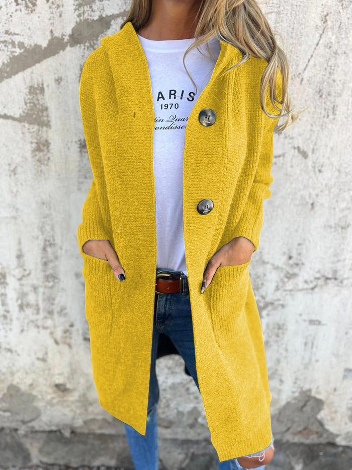 Cardigan long en Maille Douce Coupe Ample