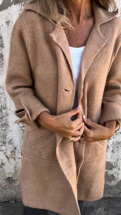 Manteau Femme Hiver Chaud et Élégant Rose Bourgogne
