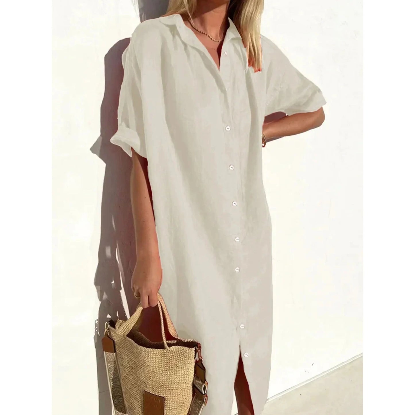 Robe Femmes Confortable à Manches Élargies - luxestyle