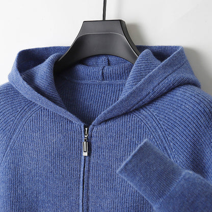 Pull Capuche Homme Grande Taille Doux et Chaud