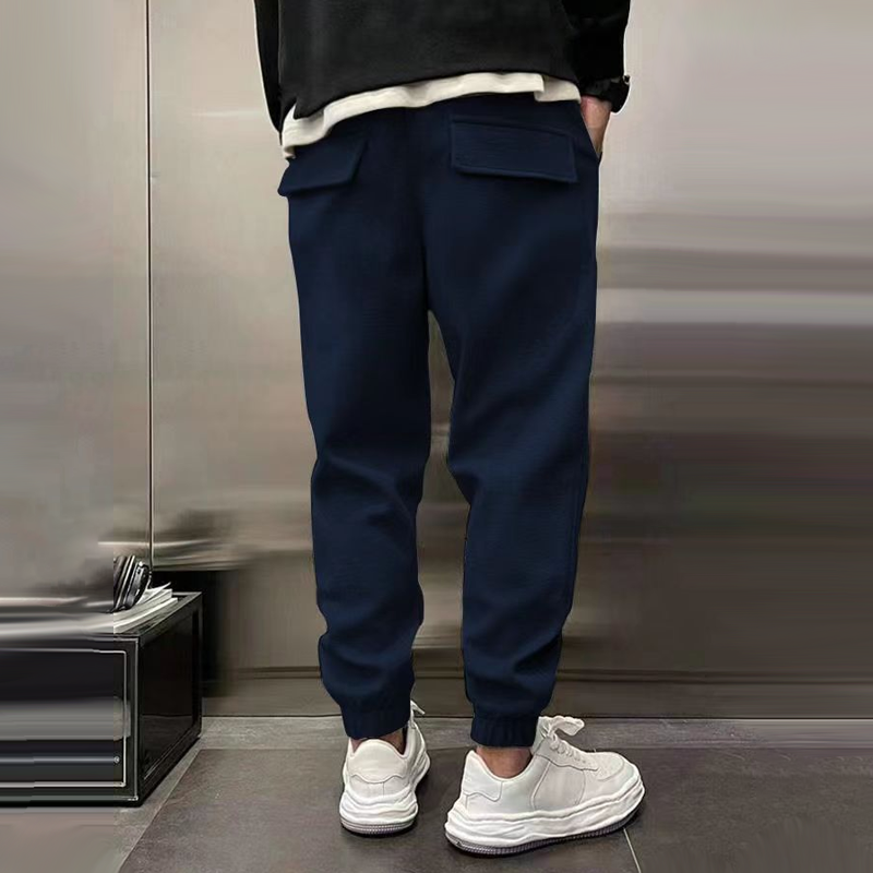 Pantalon Sport Homme Élastique Taille Haute