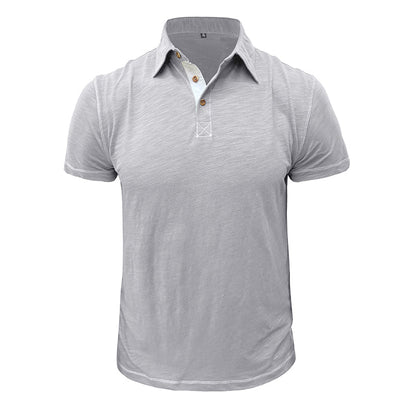 Polo Homme Marine Manches Courtes Décontracté