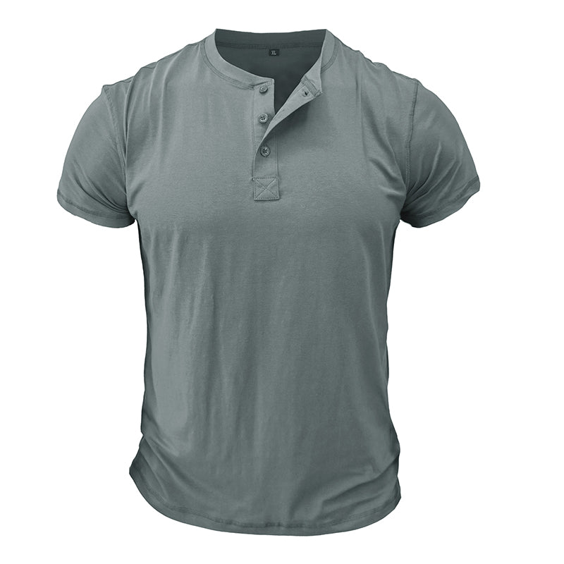 T-shirt Homme Marine Décontracté Manches Courtes