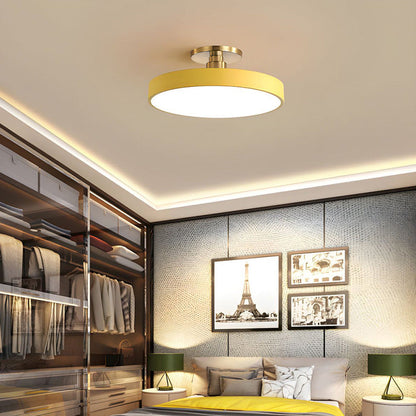 Lampe Plafond LED Or Moderne Élégante
