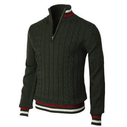 Pull Homme Élégant à Col Montant