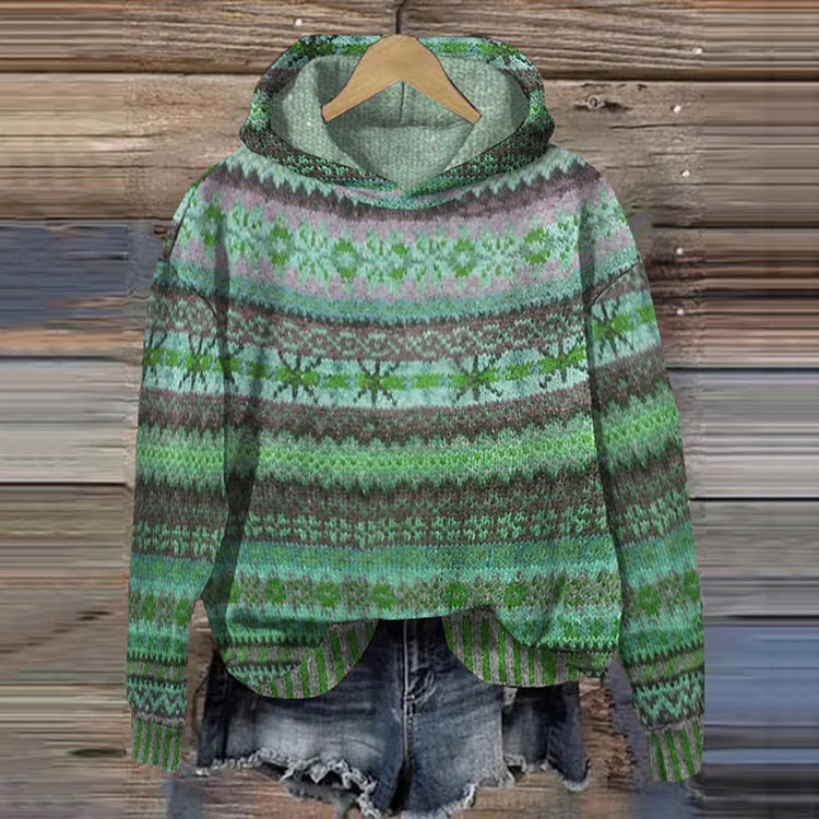 Pull Capuche Femme Hiver Doux et Chaud