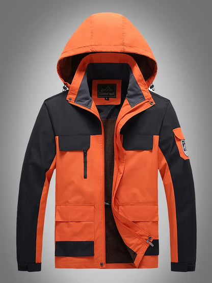 Veste imperméable femme à capuche sport chic