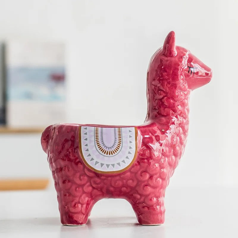 Pot de fleurs en céramique animal modèle élégant