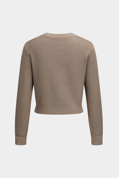 Cardigan Ensemble Femme Élégant avec Top et Jupe Pencil