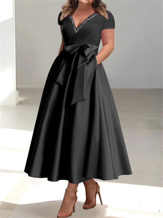 Robe de Soirée Longue Pailletée Élégante pour Femme - PanierRoyale