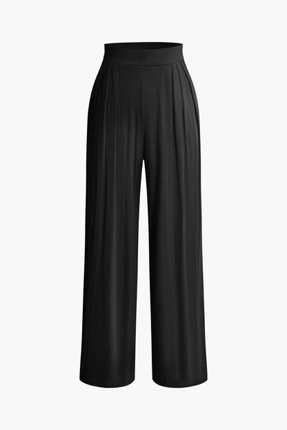 Ensemble Deux Pièces Élégant avec Bandeau et Pantalon Large